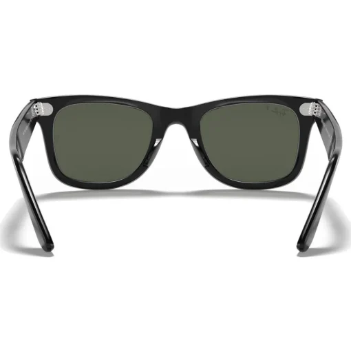 Lunettes de soleil Ray Ban RB2140 Original Wayfarer Classic Polished Black Polar Green