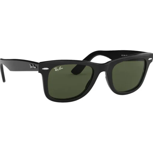 Lunettes de soleil Ray Ban RB2140 Original Wayfarer Classic Polished Black Green G-15