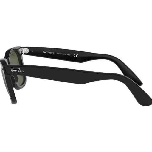 Lunettes de soleil Ray Ban RB2140 Original Wayfarer Classic Polished Black Green G-15