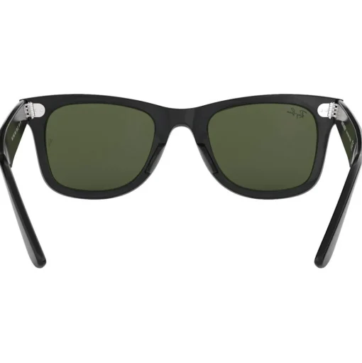 Lunettes de soleil Ray Ban RB2140 Original Wayfarer Classic Polished Black Green G-15