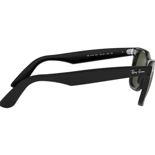 Lunettes de soleil Ray Ban RB2140 Original Wayfarer Classic Polished Black Green G-15