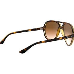 Lunettes de soleil Ray Ban RB4125 Cats 5000 Classic Polished Light Havana Gradient Light Brown
