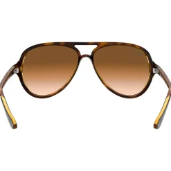 Lunettes de soleil Ray Ban RB4125 Cats 5000 Classic Polished Light Havana Gradient Light Brown