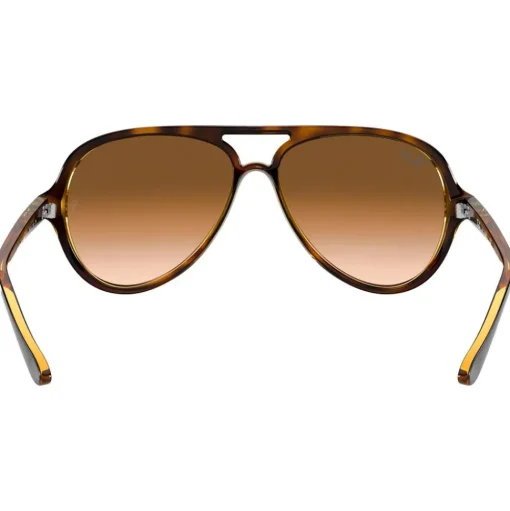 Lunettes de soleil Ray Ban RB4125 Cats 5000 Classic Polished Light Havana Gradient Light Brown