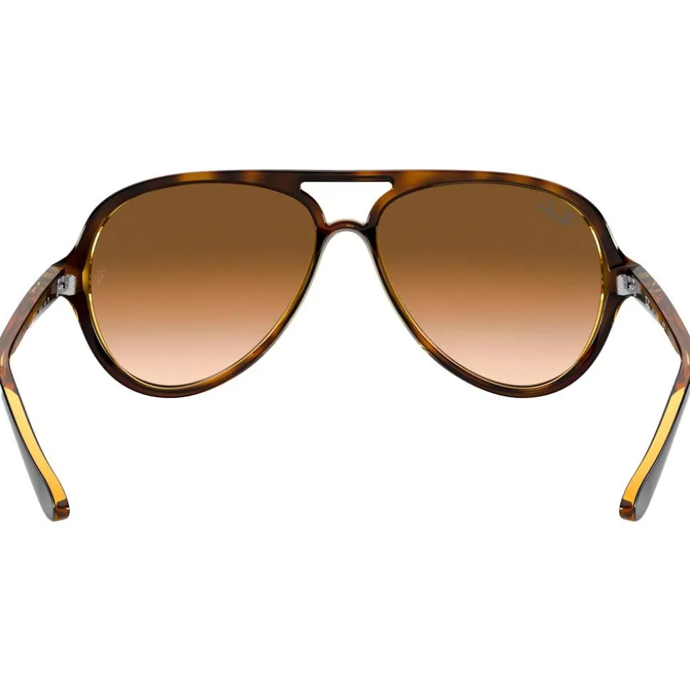 Lunettes de soleil Ray Ban RB4125 Cats 5000 Classic Polished Light Havana Gradient Light Brown