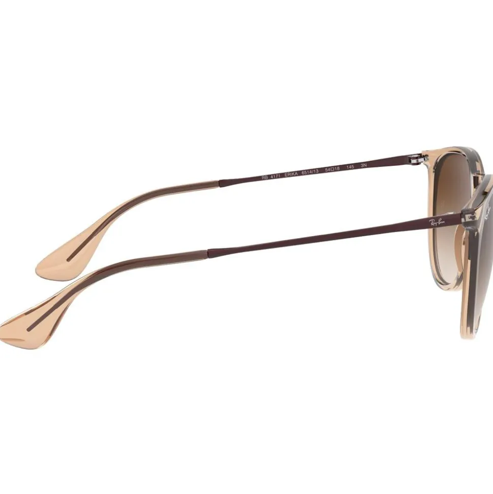 Lunettes de soleil Ray Ban RB4171 Erika Classic Polished Transparent Brown Gradient Brown