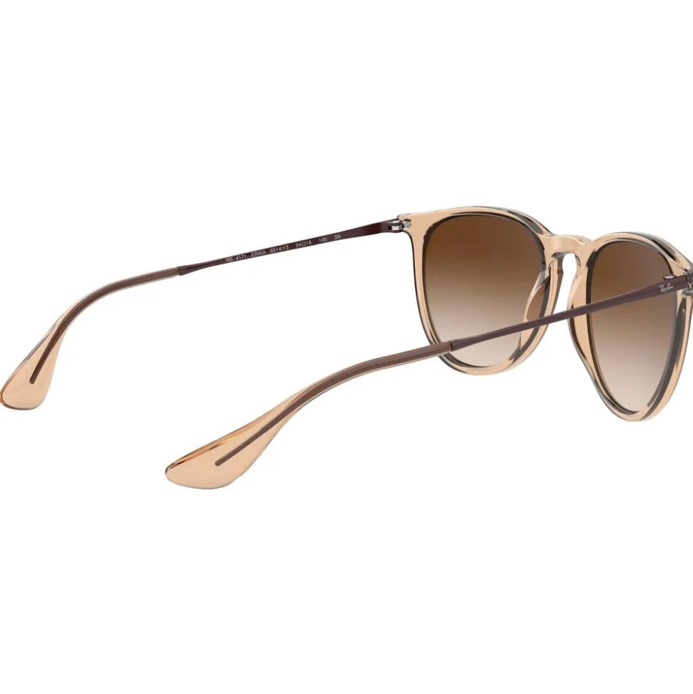 Lunettes de soleil Ray Ban RB4171 Erika Classic Polished Transparent Brown Gradient Brown