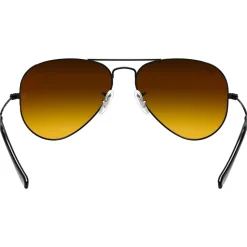 Lunettes de soleil Ray Ban RB3025 Aviator Polished Black Blue Flash