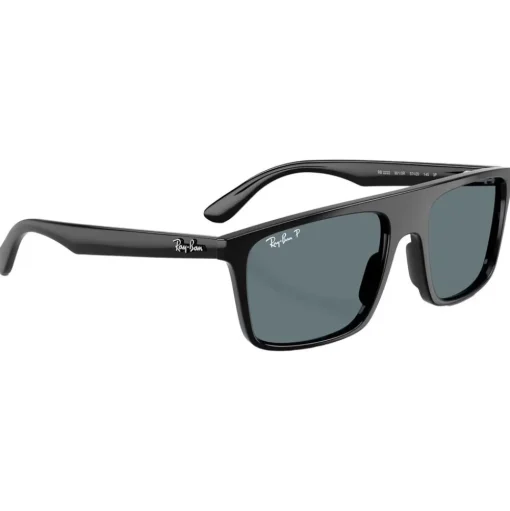 Lunettes de soleil Ray Ban RB2222 Polished Black Dark Blue Polar