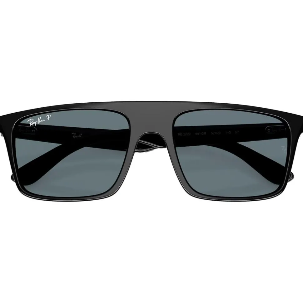 Lunettes de soleil Ray Ban RB2222 Polished Black Dark Blue Polar