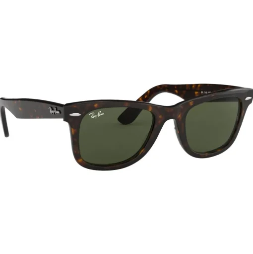 Lunettes de soleil Ray Ban RB2140 Original Wayfarer Classic Polished Tortoise Green G-15