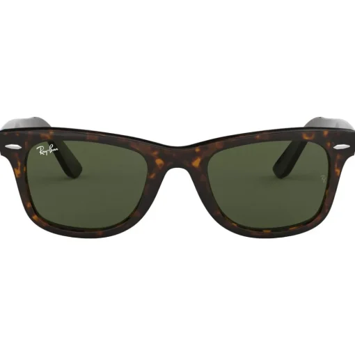 Lunettes de soleil Ray Ban RB2140 Original Wayfarer Classic Polished Tortoise Green G-15