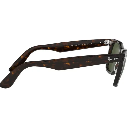 Lunettes de soleil Ray Ban RB2140 Original Wayfarer Classic Polished Tortoise Green G-15