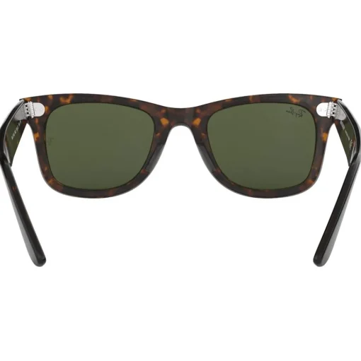 Lunettes de soleil Ray Ban RB2140 Original Wayfarer Classic Polished Tortoise Green G-15