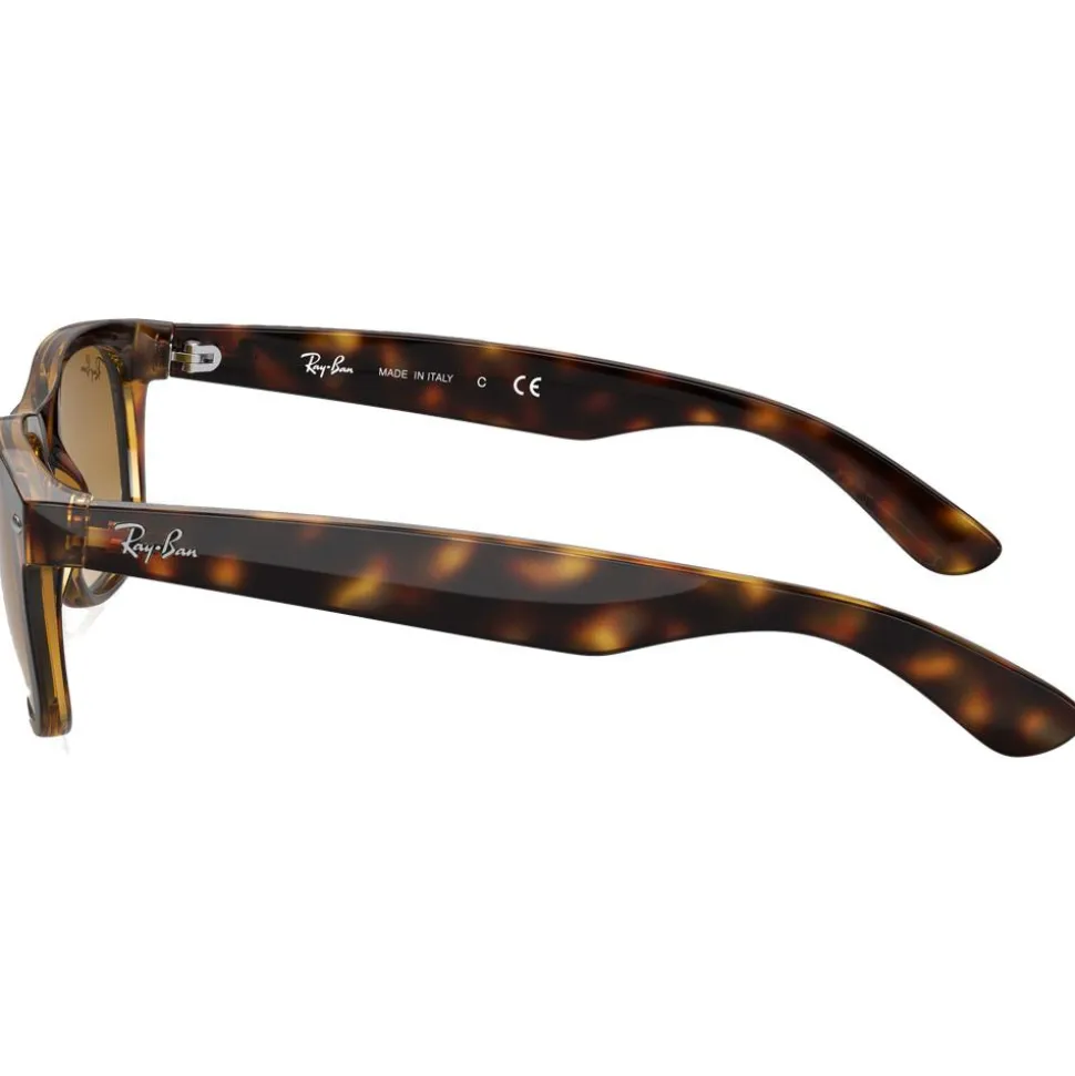 Lunettes de soleil Ray Ban RB2132 New Wayfarer Classic Polished Havana Light Gradient Light Brown