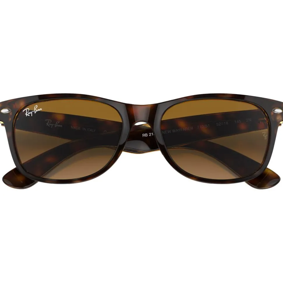 Lunettes de soleil Ray Ban RB2132 New Wayfarer Classic Polished Havana Light Gradient Light Brown