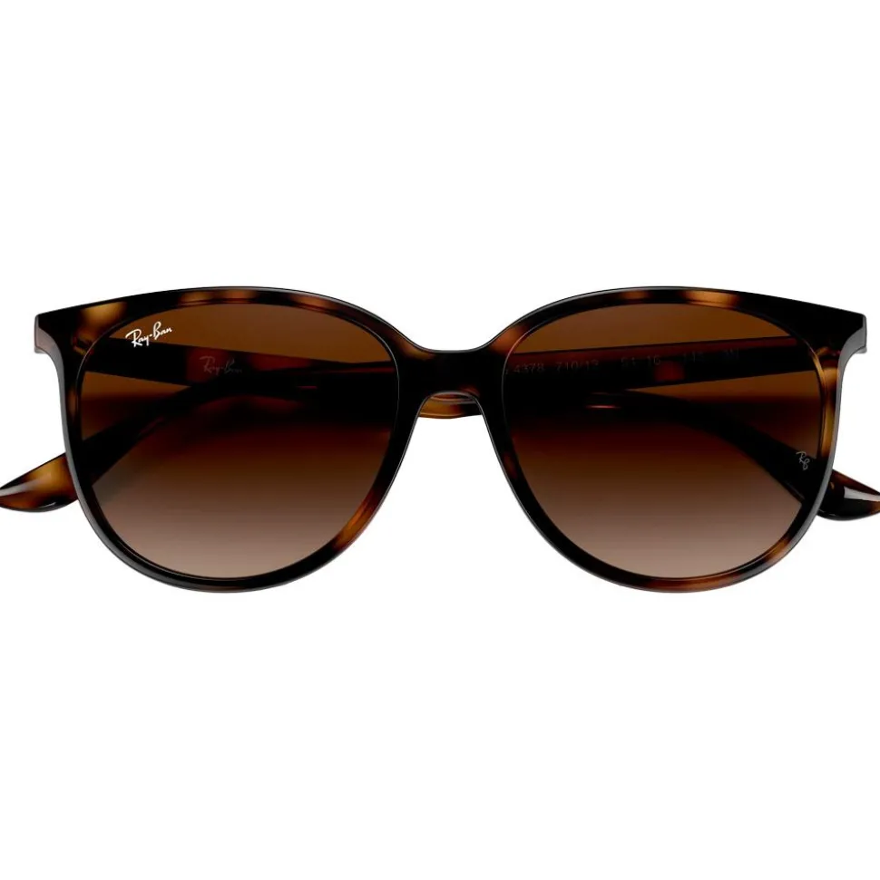 Lunettes de soleil Ray Ban RB4378 Polished Havana Gradient Brown