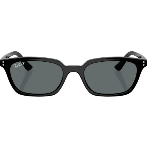 Lunettes de soleil Ray Ban RB4456 Zaya Polished Black Dark Grey Polar