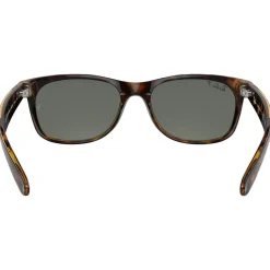 Lunettes de soleil Ray Ban RB2132 New Wayfarer Classic Polished Tortoise Green G-15 Polarized
