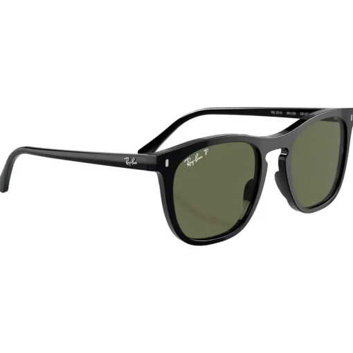 Lunettes de soleil Ray Ban RB2210 Polished Black Polar Green