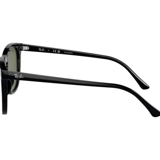 Lunettes de soleil Ray Ban RB2210 Polished Black Polar Green