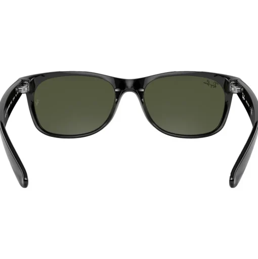 Lunettes de soleil Ray Ban RB2132 New Wayfarer Classic Polished Black Green G-15
