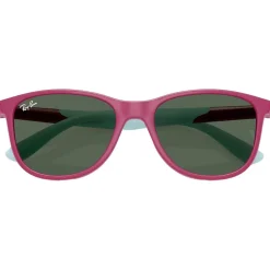 Lunettes de soleil Ray Ban RJ9077S Disney Sun Kids Lilo & Stitch Polished Fucsia Dark Green