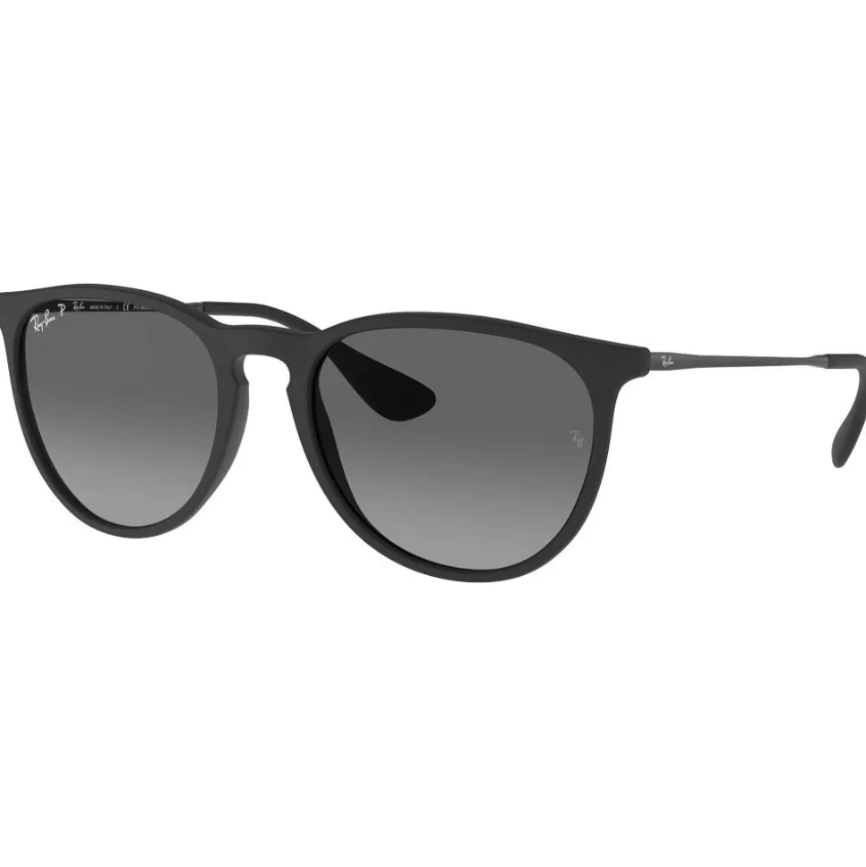 Lunettes de soleil Ray Ban RB4171 Erika Classic Matte Rubber Black Grey Polar