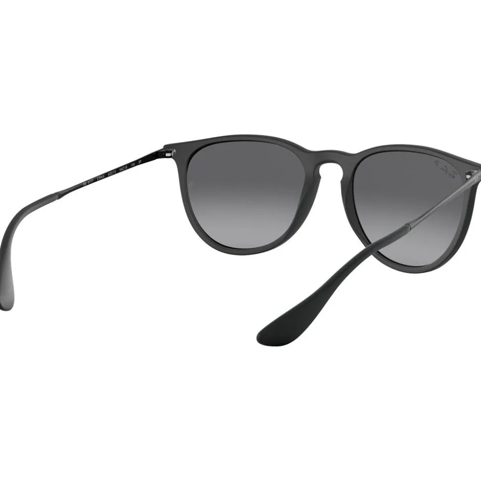 Lunettes de soleil Ray Ban RB4171 Erika Classic Matte Rubber Black Grey Polar