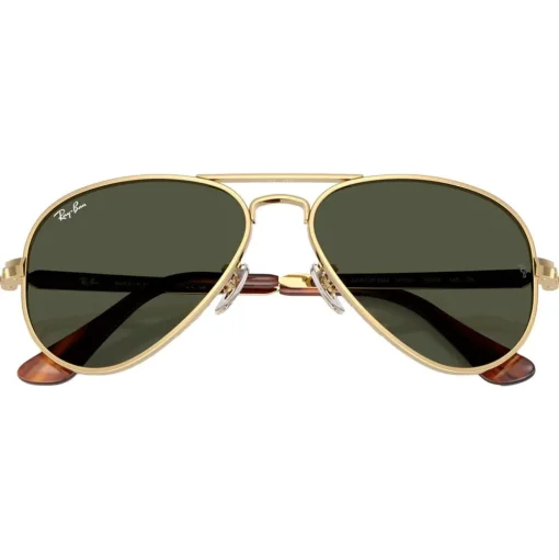 Lunettes de soleil Ray Ban RB3925 Aviator Max Polished Gold Green G-15