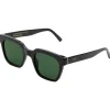 Lunettes de soleil Retro Super Future Giusto Black Green