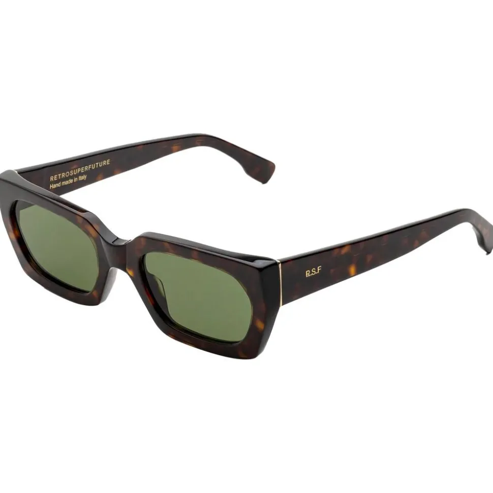 Lunettes de soleil Retro Super Future Teddy 3627 Havana Green