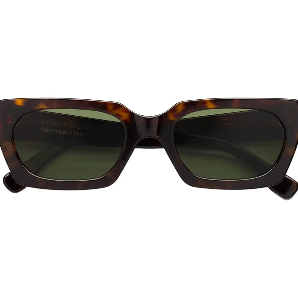 Lunettes de soleil Retro Super Future Teddy 3627 Havana Green