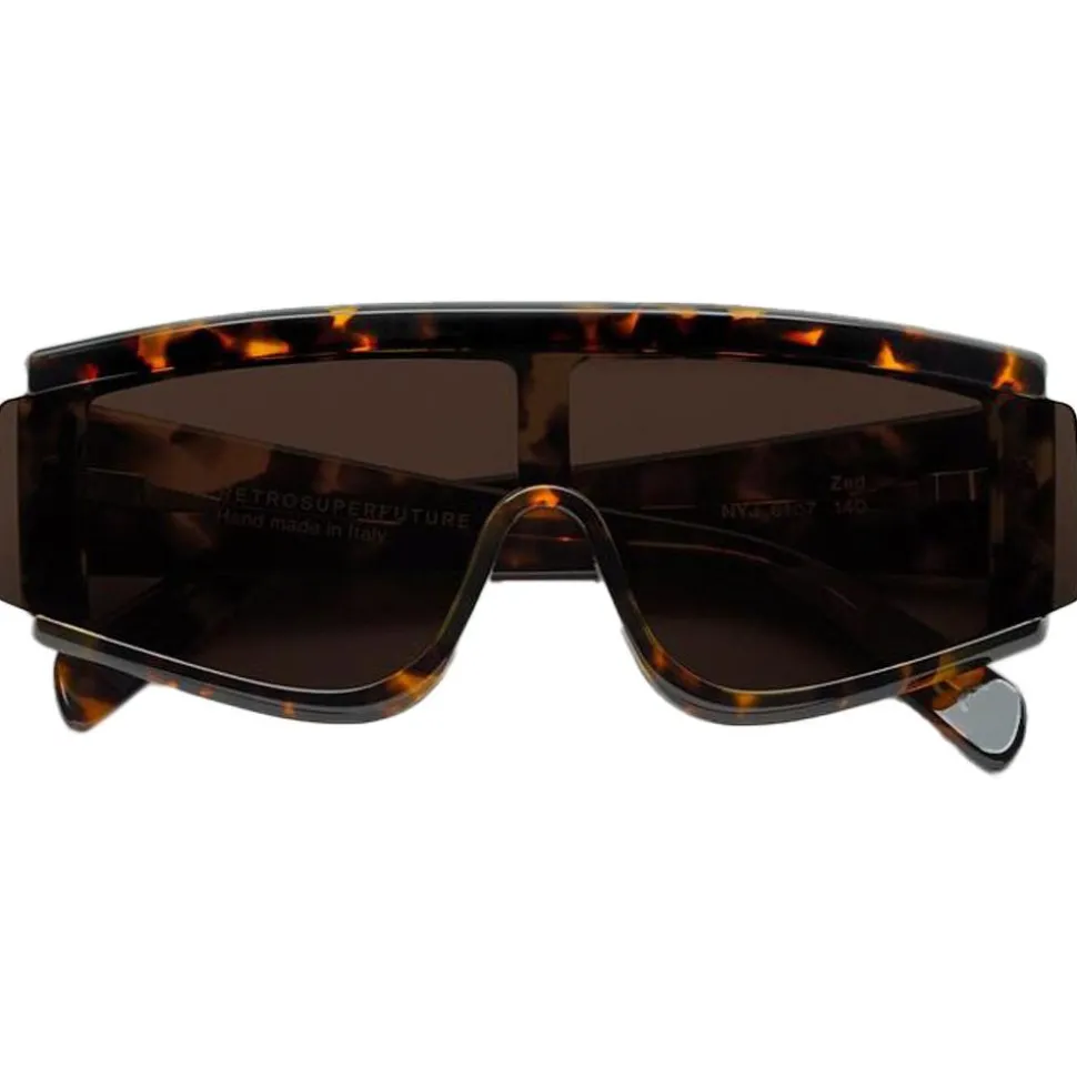 Lunettes de soleil Retro Super Future Zed Burnt Havana Brown
