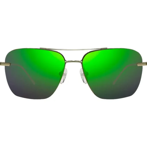 Lunettes de soleil Revo Air 3 Satin Gunmetal Serilium Dark Green Photochromic Polarized