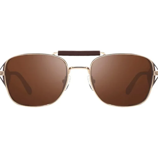 Lunettes de soleil Revo Crafted Shiny Gold Serilium Terra Polarized