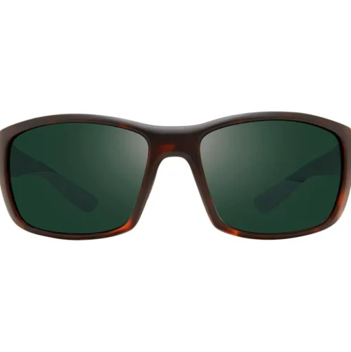 Lunettes de soleil Revo Dexter Matte Tortoise Crystal Smoke Green Polarized