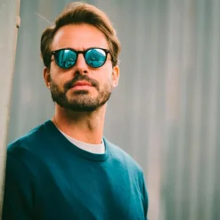 Lunettes de soleil Revo Sierra Black Crystal Smoke Green Polarized