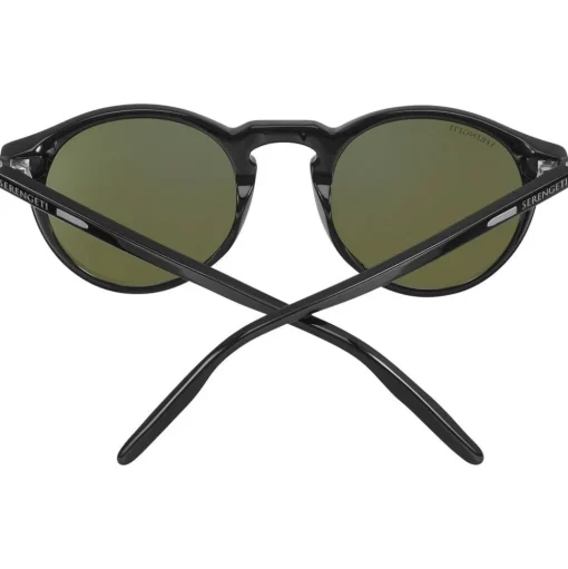 Lunettes de soleil Serengeti Raffaele Shiny Black Polarized 555nm