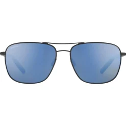 Lunettes de soleil Serengeti Spello Matte Black Mineral Polarized 555nm Blue