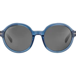Lunettes de soleil Serengeti Joan Shiny Transparent Fed Blue Mineral Polarized Smoke
