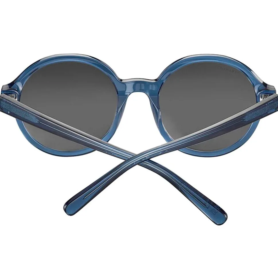 Lunettes de soleil Serengeti Joan Shiny Transparent Fed Blue Mineral Polarized Smoke