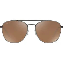 Lunettes de soleil Serengeti Carroll Large Matte Dark Gunmetal Mineral Polarized Drivers