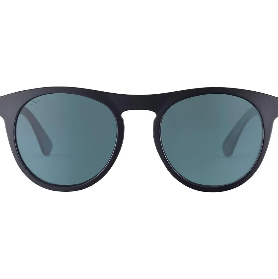 Lunettes de soleil Serengeti Kingman Matte Black Saturn Polarized Petrol Blue