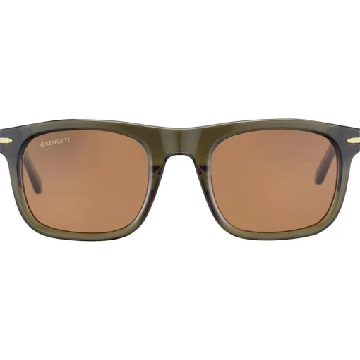 Lunettes de soleil Serengeti Charlton Shiny Crystal Dark Green Polarized Drivers