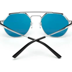 Lunettes de soleil Serengeti Shelby Shiny Silver Spirit Polarized 555nm Blue