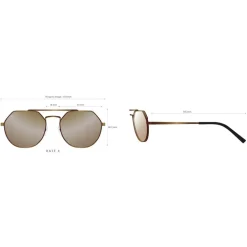 Lunettes de soleil Serengeti Shelby Shiny Silver Spirit Polarized 555nm Blue