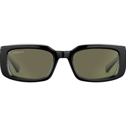 Lunettes de soleil Serengeti Nicholson Shiny Black Transparent Layer Mineral Polarized 555nm