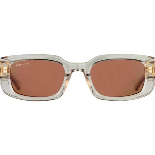 Lunettes de soleil Serengeti Nicholson Shiny Crystal Taupe Grey Mineral Polarized Drivers