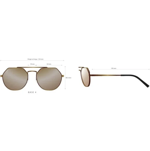 Lunettes de soleil Serengeti Shelby Matte Gunmetal Saturn Polarized 555Nm Cat 2 To 3